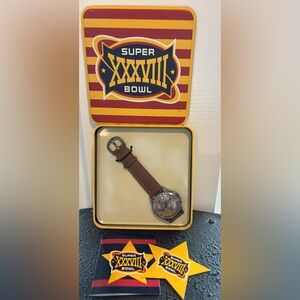 Brown Leather Strap Watch